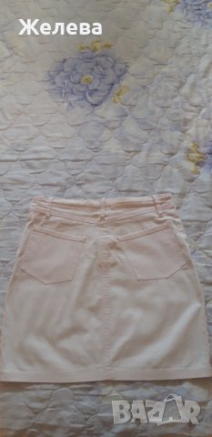 Дамски бледо-розов костюм, с къса пола, сезон пролет-есен, снимка 7 - Костюми - 40538022