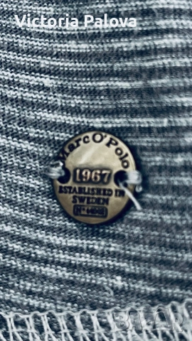 Дамска блуза Marc O'Polo тип „хенли", меланж, снимка 5 - Блузи с дълъг ръкав и пуловери - 54311404