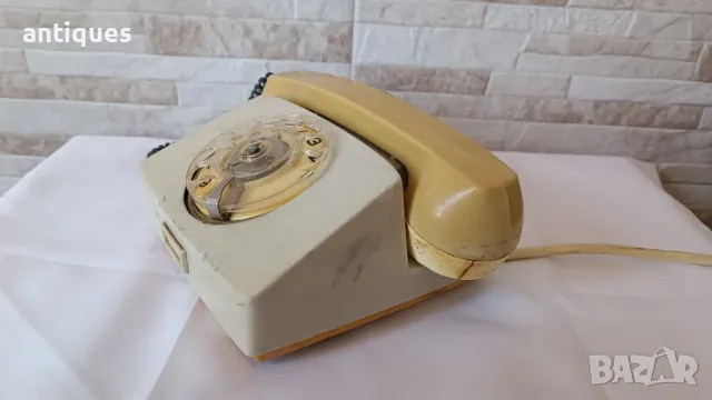 Стар български телефон със слушалка - РЕСПРОМ - ТА4100, снимка 5 - Антикварни и старинни предмети - 50201214
