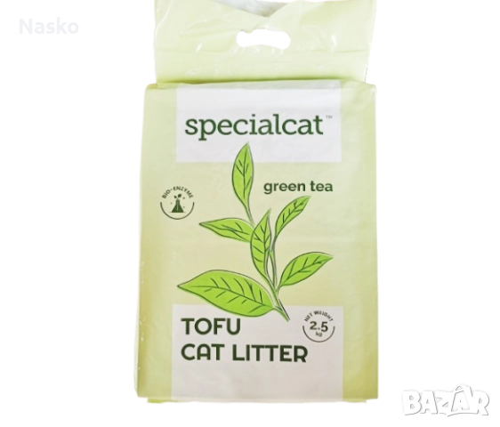 Tofu Green Tea соева котешка тоалетна 