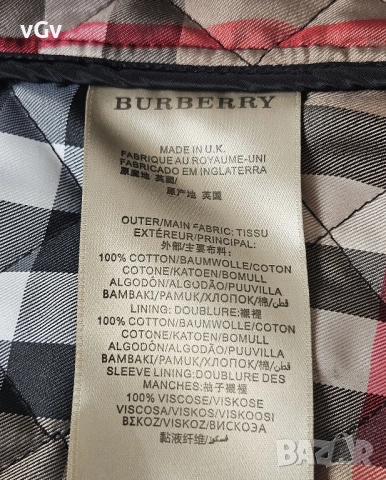Дамско яке Burberry Copford Diamond - S, снимка 9 - Якета - 52919123