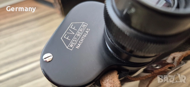 качествен немски бинокъл 7х50 fvf west berlin, снимка 3 - Антикварни и старинни предмети - 54180353