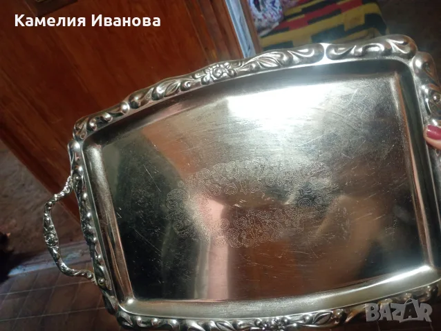  2 броя Метални подноси-табли
