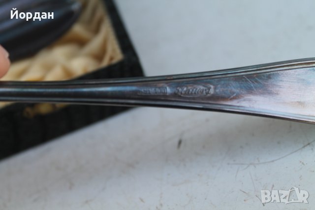 12бр. немски посребрени вилици , снимка 9 - Прибори за хранене, готвене и сервиране - 36626824