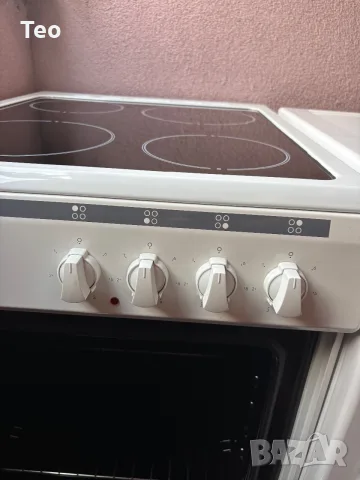 Като нова Готварска печка Crown с керамични котлони и фурна – отлично състояние, снимка 5 - Печки, фурни - 56044856