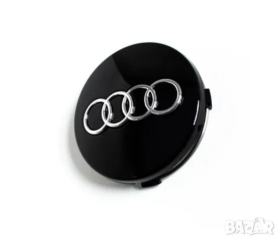 60 мм Черни Централни Капачки за Джанти Audi 4 броя , снимка 3 - Аксесоари и консумативи - 40267958