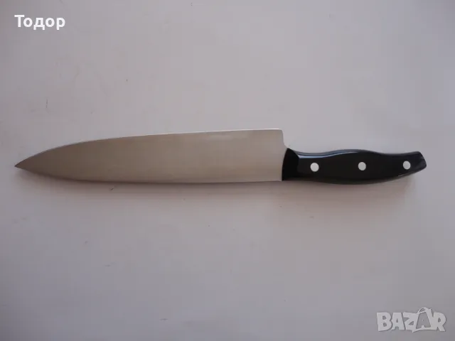 Уникален нож на шеф готвач Henckels Friodur Solingen, снимка 8 - Ножове - 49603376