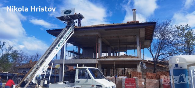 Строителен асансьор. Мобилен хаспел. Товарен лифт. Качване и сваляне на материати, снимка 3 - Индустриална техника - 40477790