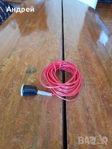 Стар захранващ кабел,букса 12В, снимка 1 - Други ценни предмети - 42597264
