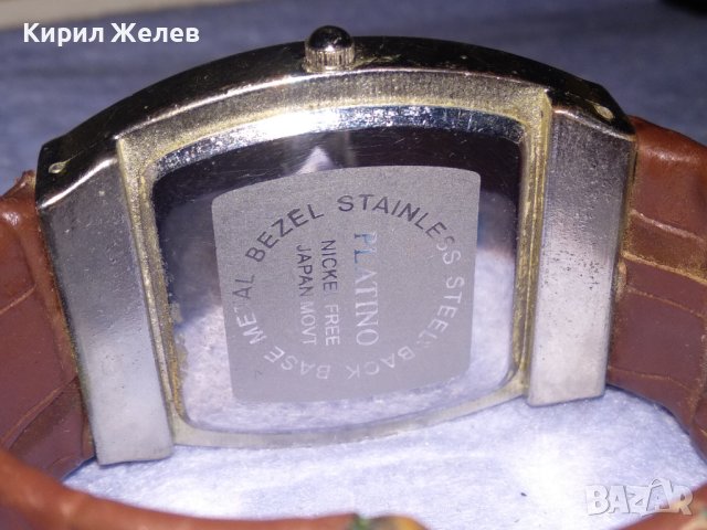 PLATINO COLLECTION QUARTZ JAPAN MOVT ЕФЕКТЕН КВАРЦОВ МАРКОВ ДАМСКИ ЧАСОВНИК - ГРИВНА 36578, снимка 7 - Дамски - 40443818