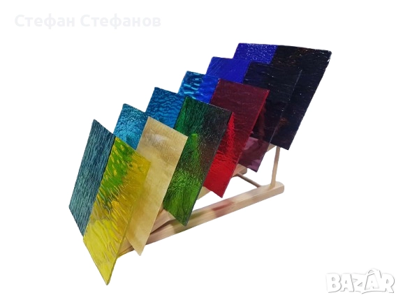 Комплекти от цветно художествено стъкло, снимка 12 - Декорация за дома - 52565307