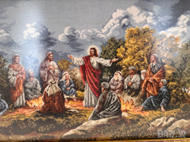 Гоблен "Исус и апостолите", снимка 4 - Гоблени - 54187748
