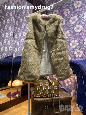 Pull and bear елек елече от еко косъм , снимка 1