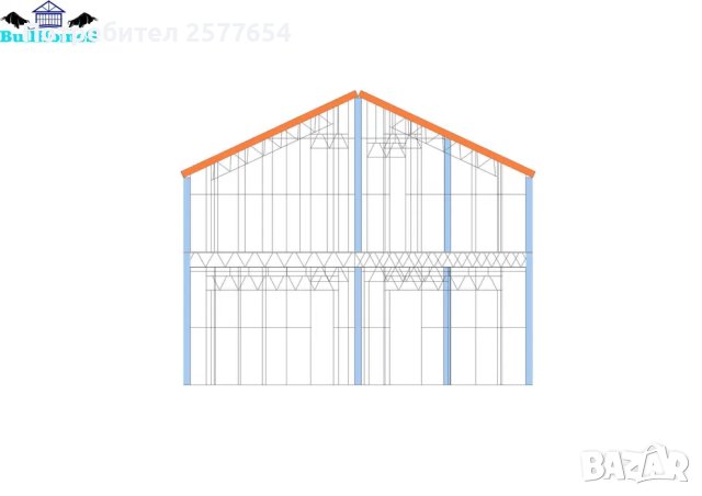 Къща,Преместваеми къщи,Модулни,Жилищни - 111м², снимка 3 - Строителни материали - 44256192