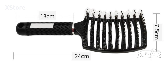 Масажна четка за коса, различни цветове, снимка 2 - Други - 52593545