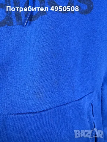 Мъжка суитшърт с качулка Adidas Essentials, размер M, снимка 4 - Суичъри - 56088182