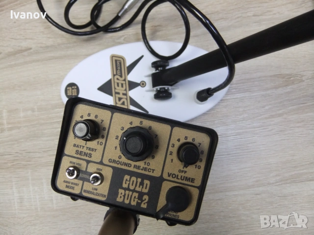 Металдетектор Fisher Gold Bug 2, снимка 4 - Друга електроника - 53214361
