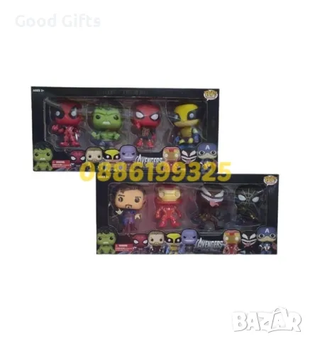Funko Pop Фигурки Спайдърмен Сет 4броя, Funko POP Spiderman фигурки
