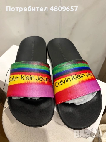 Чехли Calvin Klein Jeans , снимка 2 - Джапанки - 54330438