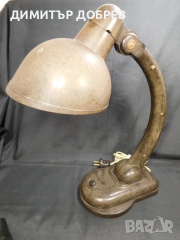 СТАРА РЕТРО СОЦ СССР НАСТОЛНА ЛАМПА "НКВД" БАКЕЛИТ КАРБОЛИТ, снимка 4 - Антикварни и старинни предмети - 49740121