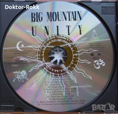 Big Mountain – Unity (1994, CD), снимка 3 - CD дискове - 38445656