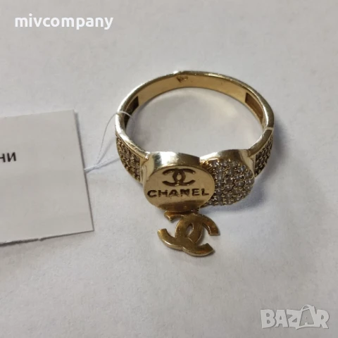 Златен пръстен 3.22гр., снимка 4 - Пръстени - 51251254