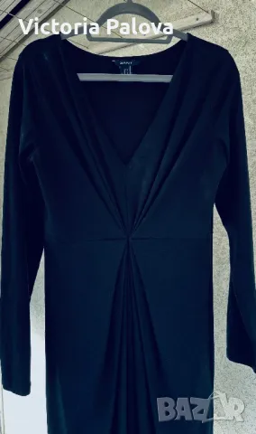 GANT прекрасна дълга рокля с драпировка  Швеция, снимка 2 - Рокли - 48614155