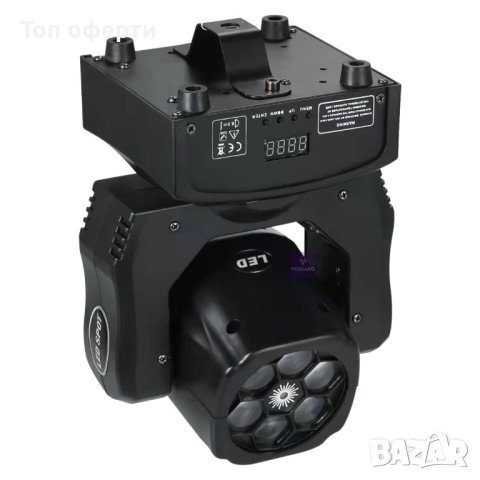 Движеща се глава Mini Six Bee Eye с лазер, снимка 7 - Друга електроника - 44465233