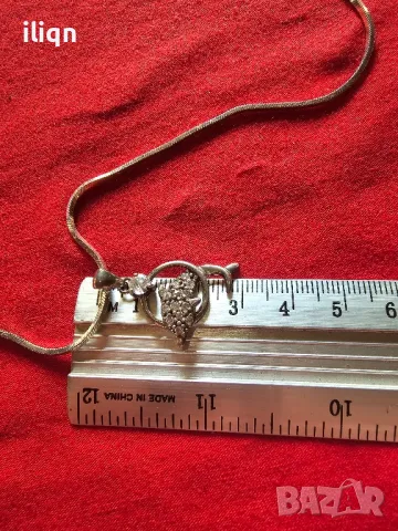 Сребърен синджир с висулка 925 Проба. 44.99лв. 49см., снимка 7 - Колиета, медальони, синджири - 49028128