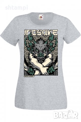 Дамска тениска Demon Slayer Hashibira Inosuke,Анимация,игра,Празник,Повод., снимка 5 - Тениски - 38057995