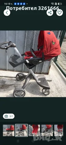 Stokke xplory количка, снимка 2 - Детски колички - 55789141