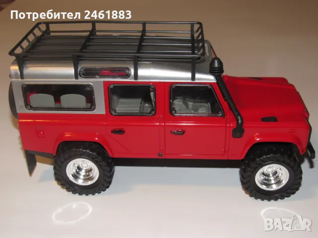 Много запазен Land Rover, около 1/18. Колекционерска количка, снимка 5 - Колекции - 49699041