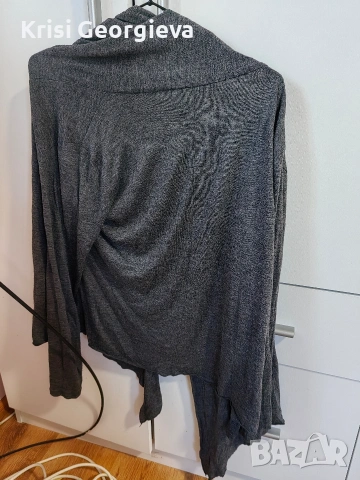 модерна сива жилетка , снимка 2 - Жилетки - 53976460