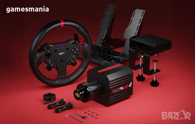 Професионален състезателен PXN VD4 Direct Drive Волан+Педали/НОВ