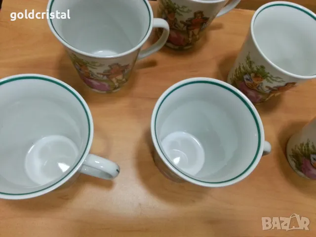 Стар полски порцелан чаши за чай , снимка 9 - Антикварни и старинни предмети - 49691225