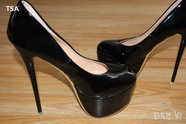 Секси дамски обувки висок ток 16см., снимка 7 - Дамски обувки на ток - 40506368