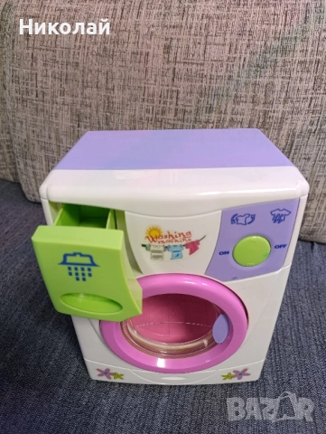 Детска перална машина и кошница за пране., снимка 5 - Електрически играчки - 51711991