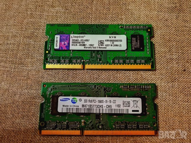 Ram ddr3 4gb и 1gb за лаптоп, снимка 1 - RAM памет - 39342872