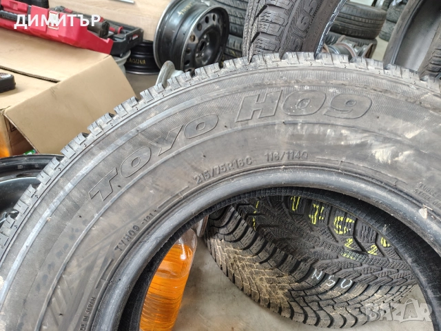 4бр.зимни гуми TOYO 215 75 16C DOT18 цена за брой, снимка 5 - Гуми и джанти - 52347608