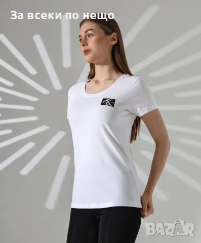 Calvin Klein Дамска Тениска👚Дамска Блуза С Къс Ръкав Келвин Клайн - Налични Различни Цветове, снимка 16 - Тениски - 48932401