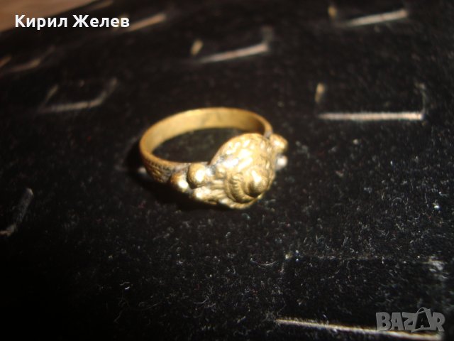 ВЪЗРОЖДЕНСКИ БРОНЗОВ МАЙСТОРСКА ЮВЕЛИРНА ИЗРАБОТКА СТАРИНЕН ПРЪСТЕН с ГРАНУЛАЦИЯ ОРНАМЕНТИРАН 14130, снимка 9 - Колекции - 30305491