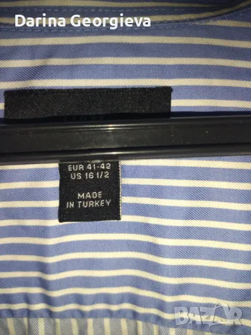 Памучна риза, снимка 2 - Ризи - 47484475