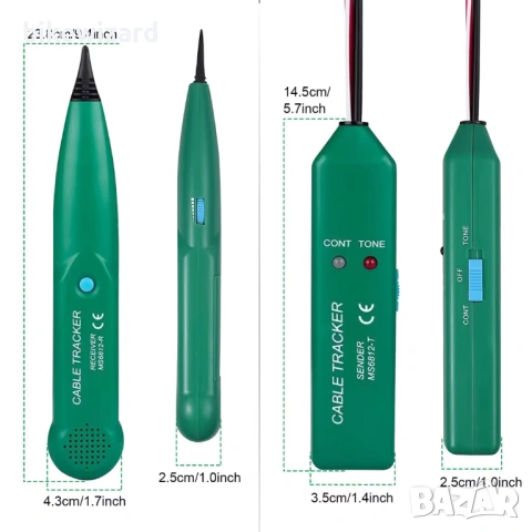 Gobesty Cable Tracker, търсачка на кабели, тестер на кабели НОВО , снимка 2 - Други инструменти - 53049892