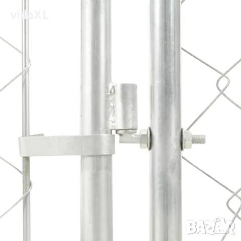 vidaXL Външна клетка за кучета с покрив, 200x100x125 см, снимка 5 - За кучета - 56146094