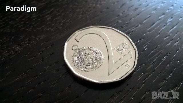 Монета - Чехия - 2 крони | 2001г., снимка 1 - Нумизматика и бонистика - 29336752