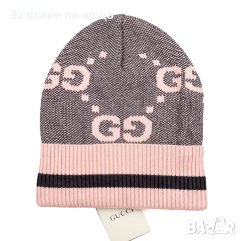 Gucci Луксозна Плетена Зимна Шапка - Различни Цветове И Модели Код SK2377