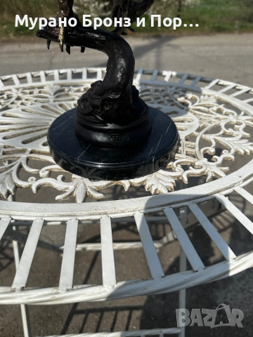 Елегантна бронзова скулптура "Балерина" – Milo, височина 42 см, тегло 3.4 кг, снимка 3 - Антикварни и старинни предмети - 53982547