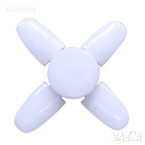 28W LED крушка с форма на вентилатор, снимка 7 - Крушки - 55743057