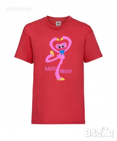 Детска Тениска Huggy Wuggy От Poppy Play Time Kiss Missy 2,Изненада,Подарък,Игра,, снимка 3 - Детски тениски и потници - 37209805
