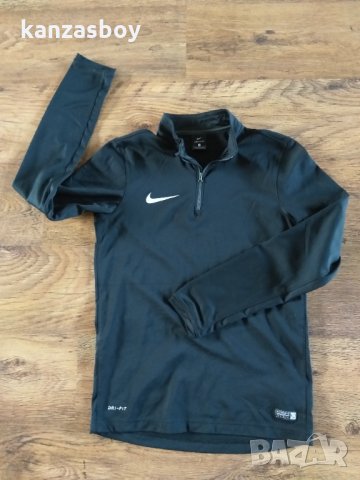  Nike Dry Academy Men's 1/4 Zip Long Sleeve - страхотна мъжка блуза, снимка 4 - Спортни дрехи, екипи - 35118280